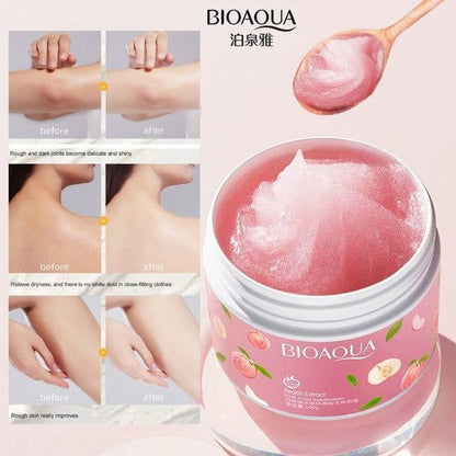 BIOAQUA Peach Exfoliating Gel – Face & Body Care 140G